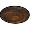 Ekena Millwork Randee Ceiling Medallion (Fits Canopies up to 3 7/8"), Hand-Painted Rust, 20"OD x 1 3/8"P CM20HARUS - alternate 2